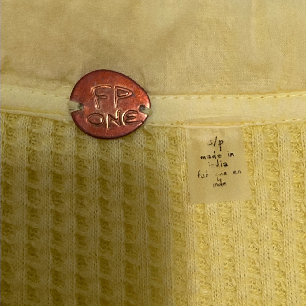 Free People FP One Scout Jacket; Yellow; Size Small - Picture 4 of 12